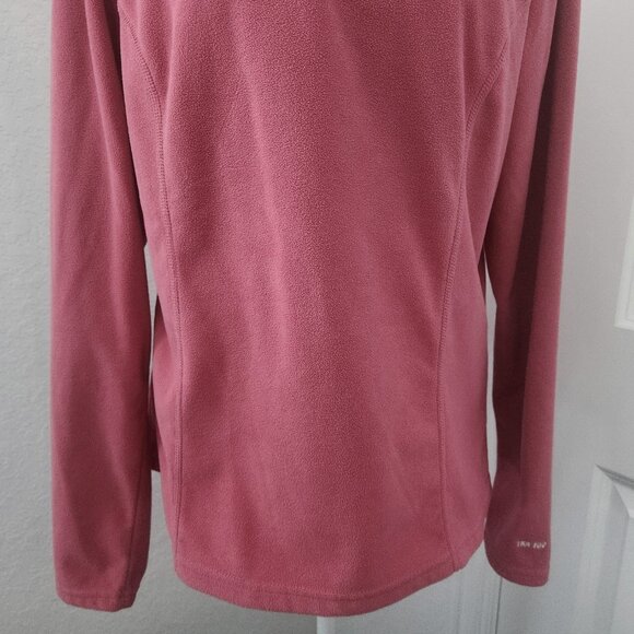 Women's The North Face TKA 100 1/4 zip Pullover Rose/Blush Large - Picture 14 of 16
